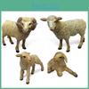 Farm Scene Sheep Animal Figures With Pvc Material For Model Collectors And Kids Play