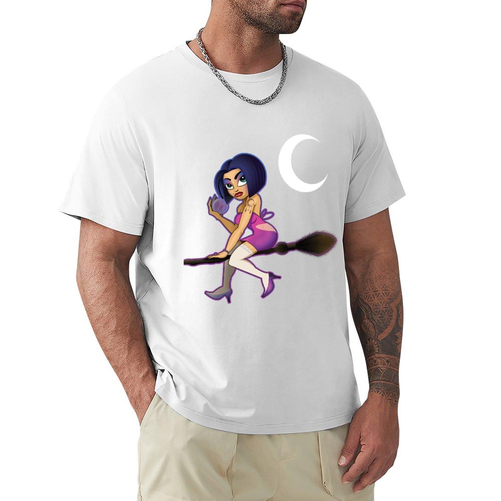 Sexy Witch Tshirt Big Size Simple Tshirt S