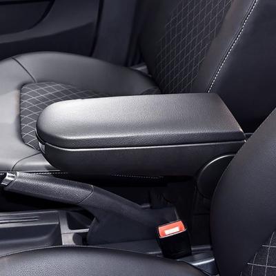 Car Armrest Box Cover Central Console Leather Armrest Lid Applicable for VW Jetta Golf Passat B5 MK4 Beetle Bora