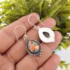 Spiny Oyster Handmade Gemstone Earrings, 925 Solid Sterling Silver Earrings Designer Jewelry, For Anniversary Gift