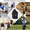 Borsa Magnetica per Bottiglia d'Acqua per Palestra Borsa per Bollitore con Scomparto Bifacciale Cinghia Regolabile Borsa a Tracolla per Articoli da Fitness