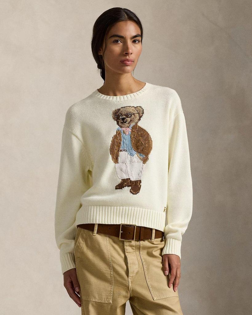 2026 Autumn/Winter Women's Casual Academy Style Bear Sweater
