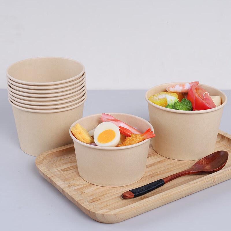 ZISIZ Thickened Disposable Paper Bowl