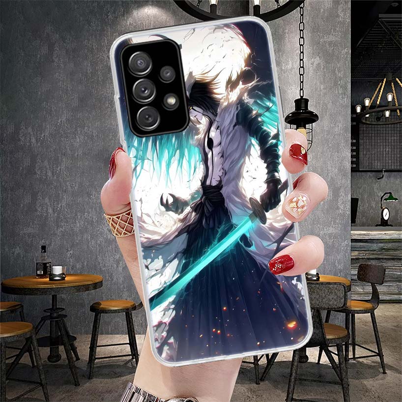 Bleach Ulquiorra Cifer 4 Soft Phone Case For Samsung Galaxy A12 A22 A32 A52 A72 A02S A51 A50S A71 A70 A31 A20S Note 20 Ultra S10