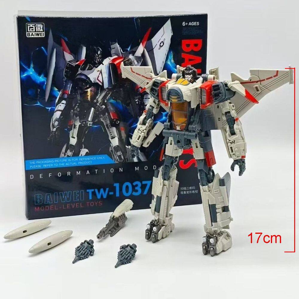 BAIWEI TW1037 Transformation Blitzwing Action Figure 17cm Deformation Robot Mode Model Toy For Boys Collection Gift