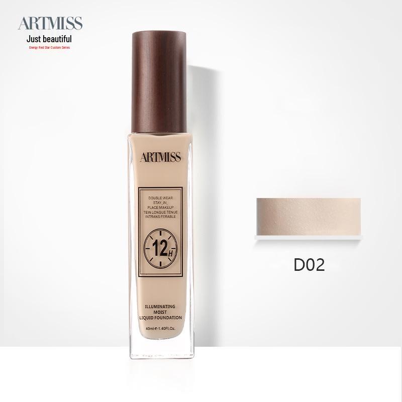 

Vemeishu Hydrating Nude Foundation: Long-Lasting, Non-Caking, Moisturizing, Concealing for Dry Skin 40ML