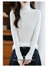 Women's Slim Fit High Collar Sweater - Warm, Versatile Base Layer for Autumn/Winter