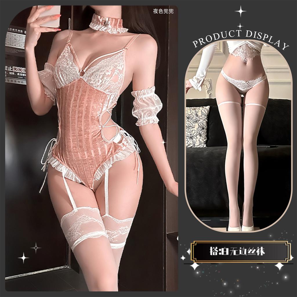 Sexy lingerie sexy bunny hot one-piece seduction bed free uniform maid cos female