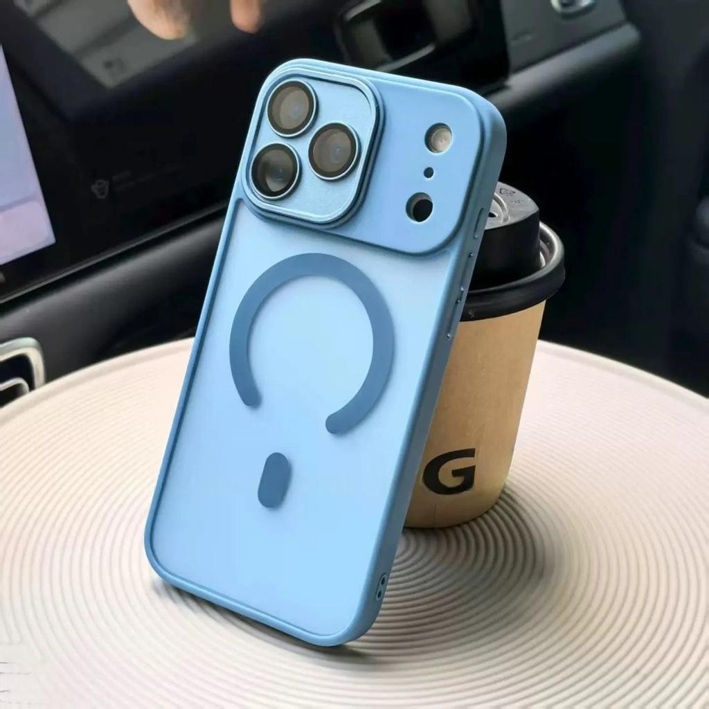 Matte Translunt Lens Protect Magsafe Phone Case For iPhone 17 17 Air 17Pro 17 Pro Max Magnetic Wireless Charge Cover
