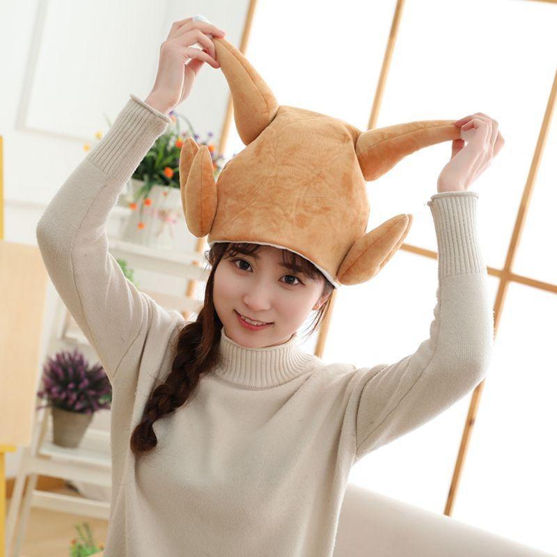 Cute Plush, Cute Chicken Thigh Hood Hat, Plush Hood, Photo Props, Photo Props