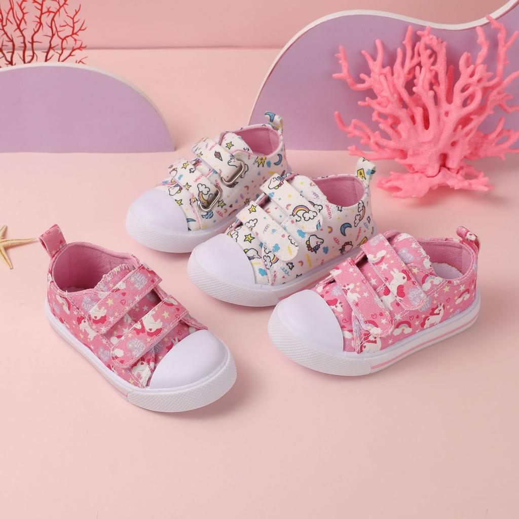 Classic Child Canvas Shoe Autumn New Child Sneakers Cartoon Girl Shoes Breathable Casual Kids Shoe Fashion Board Shoes Tênis
