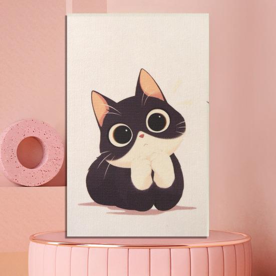 Wall Mounted Cat Scratcher Self-adhesive Cat Scratch Pad Cute Kitten Pattern Scratch Mat Protects Furniture And Walls for Indoor Cats Scratching