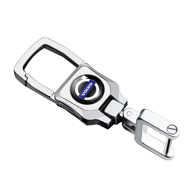 

3D Metal Car Logo Key Chain Keyring Auto Interiors Accessorie For Volvo Rdesign V60 V40 XC90 S60 C30 XC60 V50 V70 S90 T6