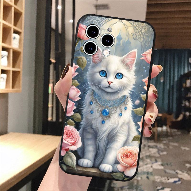 

Чехол для телефона с изображением кота для iPhone Samsung Galaxy Redmi Xiaomi Oppo OnePlus Note SA 7 8 9 10 11 12 13 14 20 21 22 23 53 54 Pro Max Plus Ultra TPU Soft Xiaomi Redmi 8