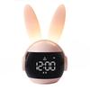 1pc Rabbit Alarm Clock Light Countdown Wake Clock with Night Lights Alarm Clock LED Light for Bedroom
