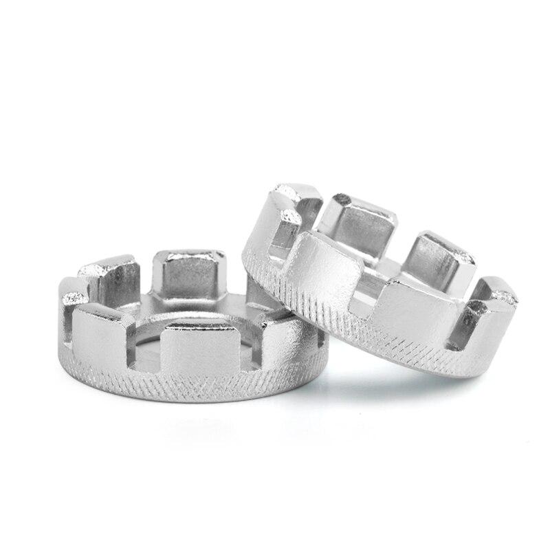 Bicycle Spoke Nipple Wrench Stainless Steel 8 Way Durable Portable Hand Tools MTB Road Bike Spoke Wrench Cycling Accessories