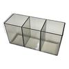 Transparent Acrylic Makeup and Stationery Organizer with Compartments