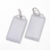 10-50pcs Colorful Plastic Keychain Key Tags Label With Split Ring For Diy Numbered Name Baggage Tag Id Label Name Tags