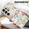 Girl Flowers Pattern Case For Samsung Galaxy S26 Ultra S25 Edge S24 Plus S23 FE S22 A17 A54 A55 A56 A57 5G Magnetic For Magsafe Matte Cover