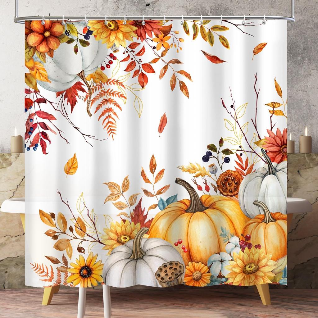 Funny Shower Curtains, Cool Dog Shower Curtain, Fun Pet Puppy Waterproof Shower Curtains with Hooks for Bathroom Decor, Dog