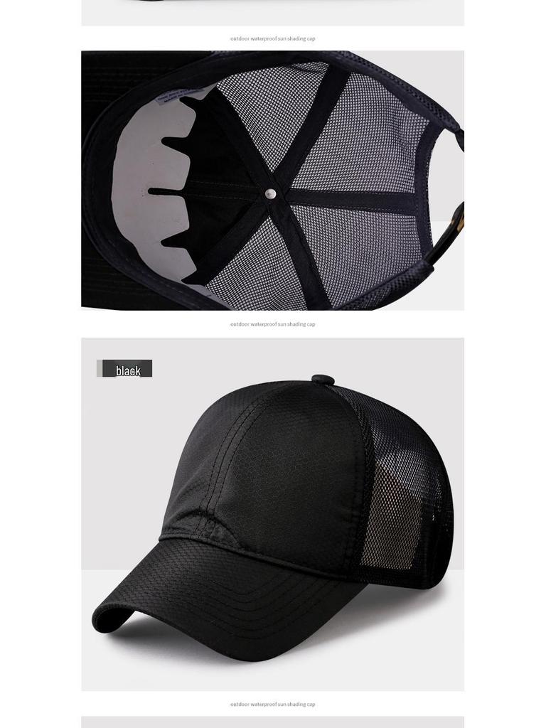 Plus Size Breathable Quick-Dry Sun Hat for Men and Women - Large Head Baseball Cap