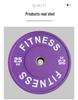 Colored Drop-Resistant Rubber Barbell Plates for Strength Training and Squats