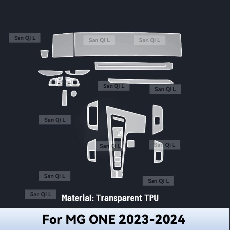 Interior TPU for MG ONE  2024 Protective Film Cover Anti-Scratch Gearbox Panel Navigation Screen Automotive