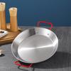 ZISIZ Stainless Steel Seafood Serving Plate
