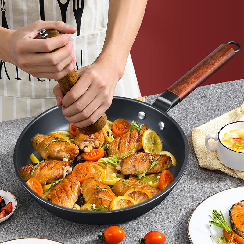 Zhang Xiaoquan Antiker Stil Feineisen 3-teiliges Kochgeschirrset