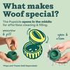 Woof Pupsicle Jucărie pentru Câini cu Alimentație Scurgătoare Silicon Jucărie pentru Hrănire Lentă Animale de Companie Mingie de Hrănire Câini Jucărie pentru Dentitie TPR Design Creativ
