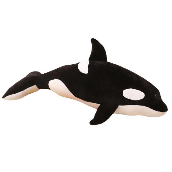50/80cm Cute Simulated Whale Fish Plush Toy Soft Stuffed Doll Pillow Cushion