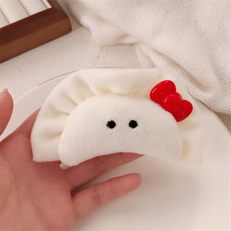 Ankola Red Bowknot Kitten Hair Clip for Girls - Sweet Hairpin Accessory