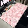 Japan Sakura Scenery Anime Pink Mousepad Gamer HD Printing Cherry Blossom Laptop Desk Mat Big Mouse Pad Keyboard Office Tablepad