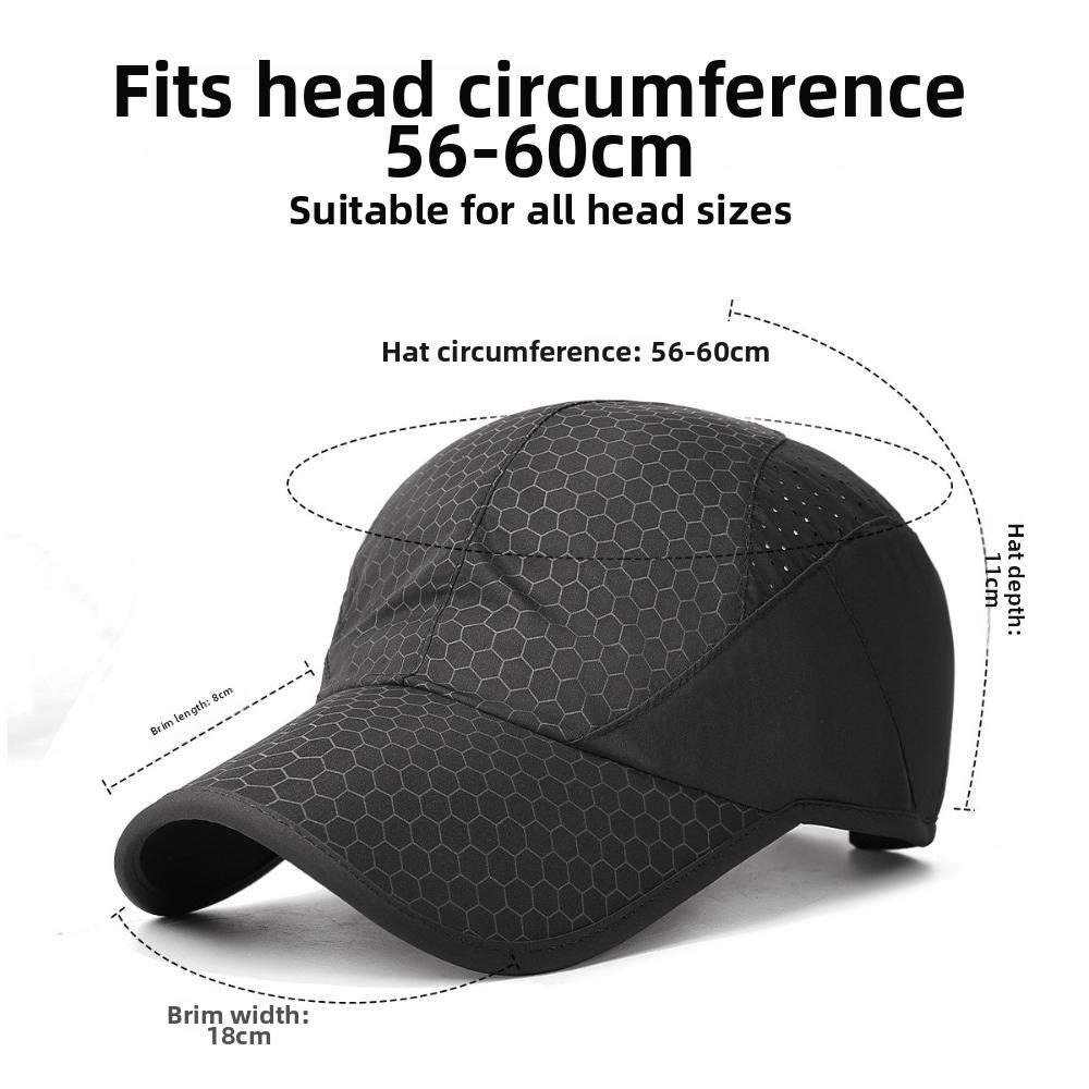 Anti-UV Sun Hat Breathable Duckbill Cap Fashion Baseball Cap Tennis