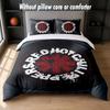 Set Biancheria da Letto Design Red Hot Chili Peppers 1 Copripiumino + 2 Federe Morbido Traspirante Biancheria da Letto per la Casa