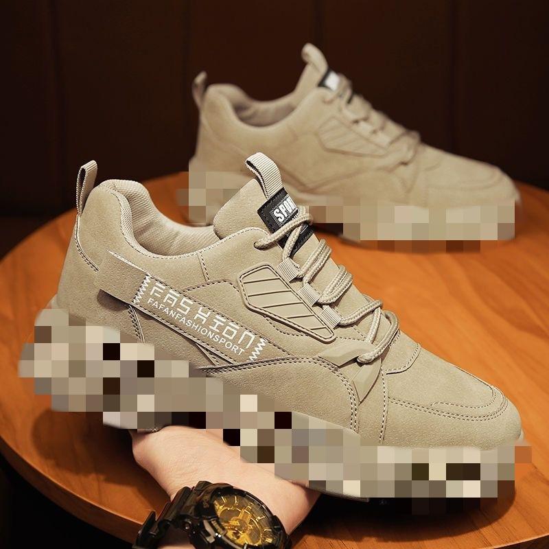 Autumn student new breathable waterproof labor insurance shoes men's shoes platform sports shoes