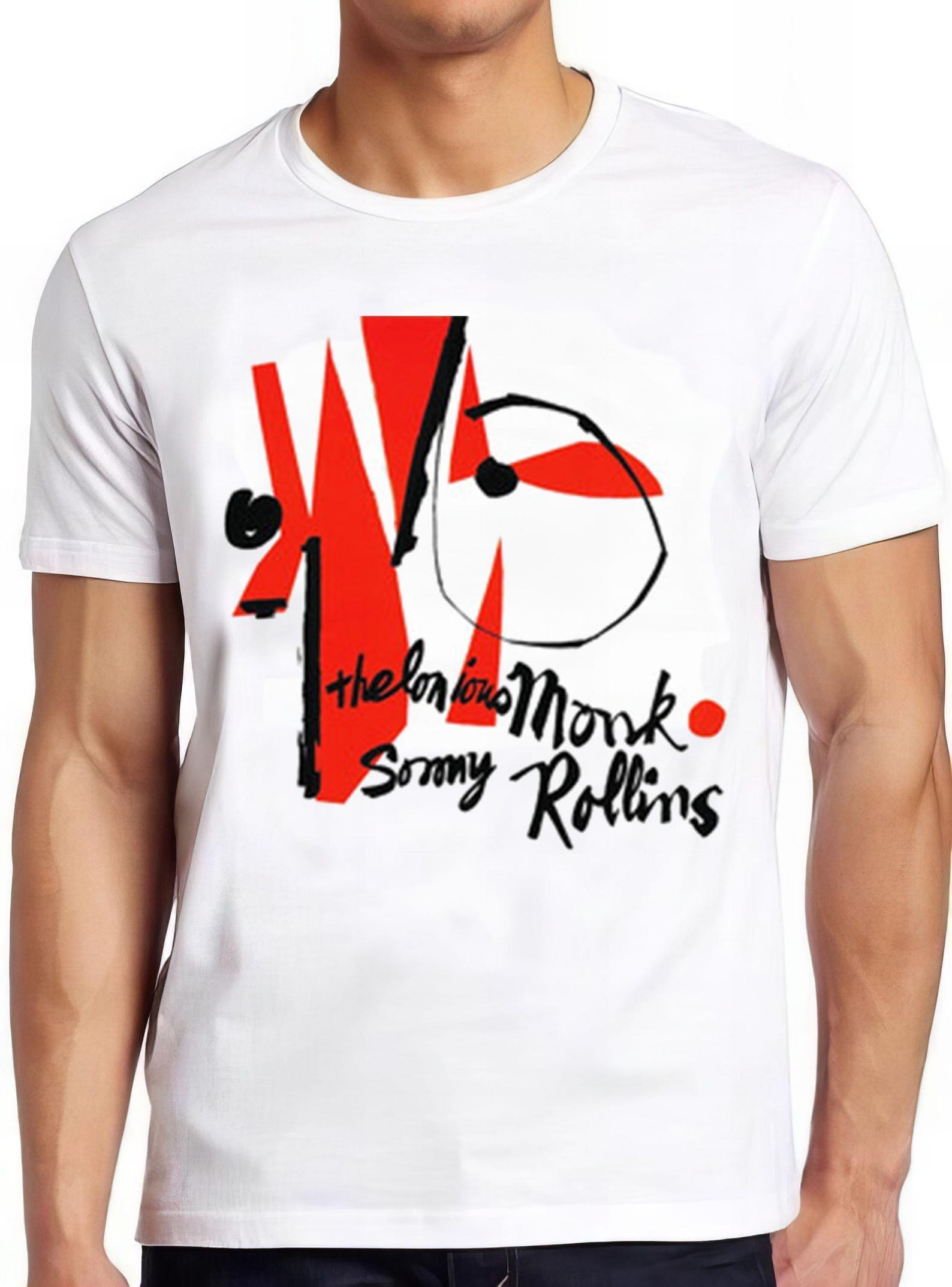 Thelonious Monk Sonny Rollins Tribute Music Retro Gift Tee T Shirt B1912 XL
