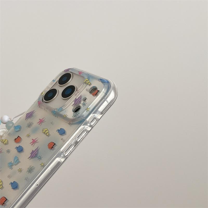 Underwater World Fish Chain Case for iPhone 17/16ProMax/15/14