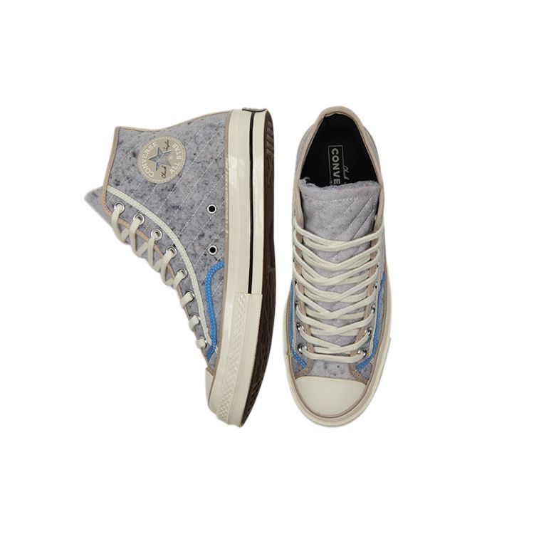 Converse Chuck Taylor All Star 1970s Varsity Trendy Versatile Comfortable High-Top Canvas Shoes Unisex Sneakers Lime 172022C