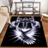 Crescent Cross & Dove Artwork Rug Non-slip Rug Suitable for Living Room and Bedroom Sofas.