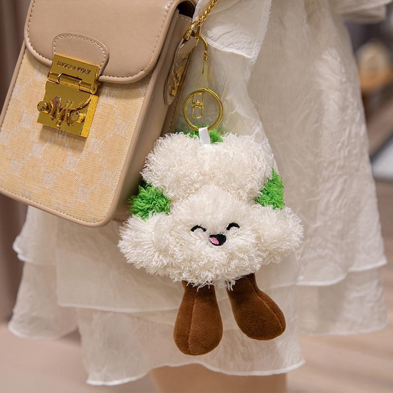 Cauliflower Doll Comfort Cute Stuffed Plush Toy Farm Vegetable Soft Plush Toys Super Soft Cauliflower  Plush Pendant Sooth Gift
