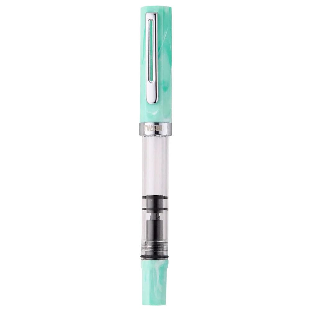 TWSBI ECO Amazonite CT Fountain Pen, Ink-Injecting, Bold Nib