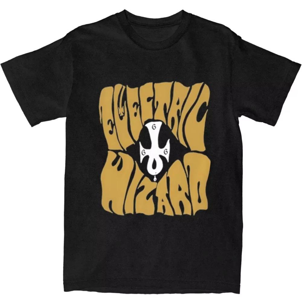 

Золотой Электрический Волшебник для Мужчин Женщин Футболка Мерч Потрясающие Футболки Футболка Взрослая Одежда XXXXXL чёрный