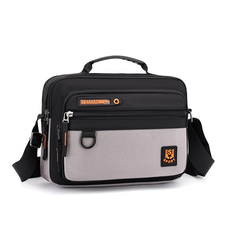 Multi-Pocket Oxford Messenger Bag for Men – Roomy Crossbody Shoulder Pack for Office Travel & Everyday Carry