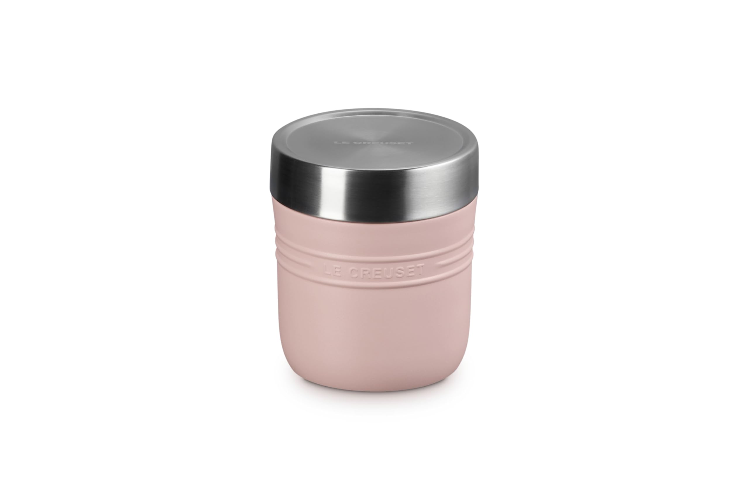 Le Creuset Stainless Steel Vacuum Insulated Soup Jar Lunch Jar 500ml Shell Pink