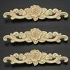 Beautiful Wood Applique Woodcarving Decal Flower Pattern Furniture