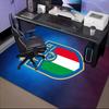 Italian Football Crest Printed Office Carpet Chair Cushion  Entryway Rug, Rugs for Living Room, Bedroom Christmas gifts