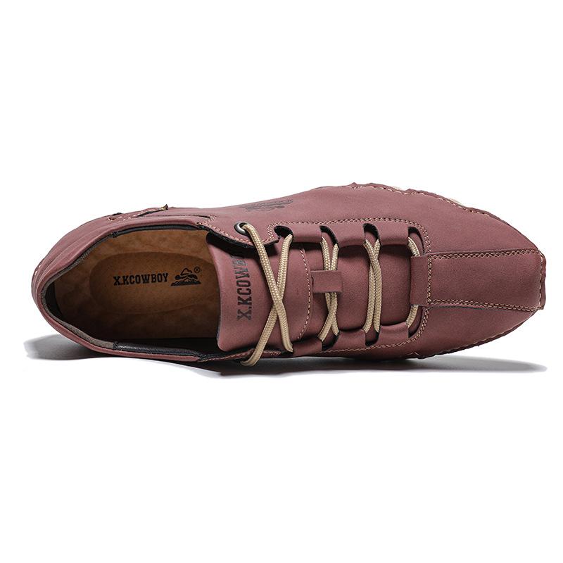 Men's Spring 2024 Lace-up Moccasin Loafers - Large Size, Casual Octopus Design