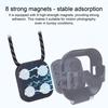 Magnetic Action Camera Chest Mount for Insta360 GO Ultra Hands-free Sports Camera POV Necklace Holder with Neck Strap Lanyard Camera Accessory