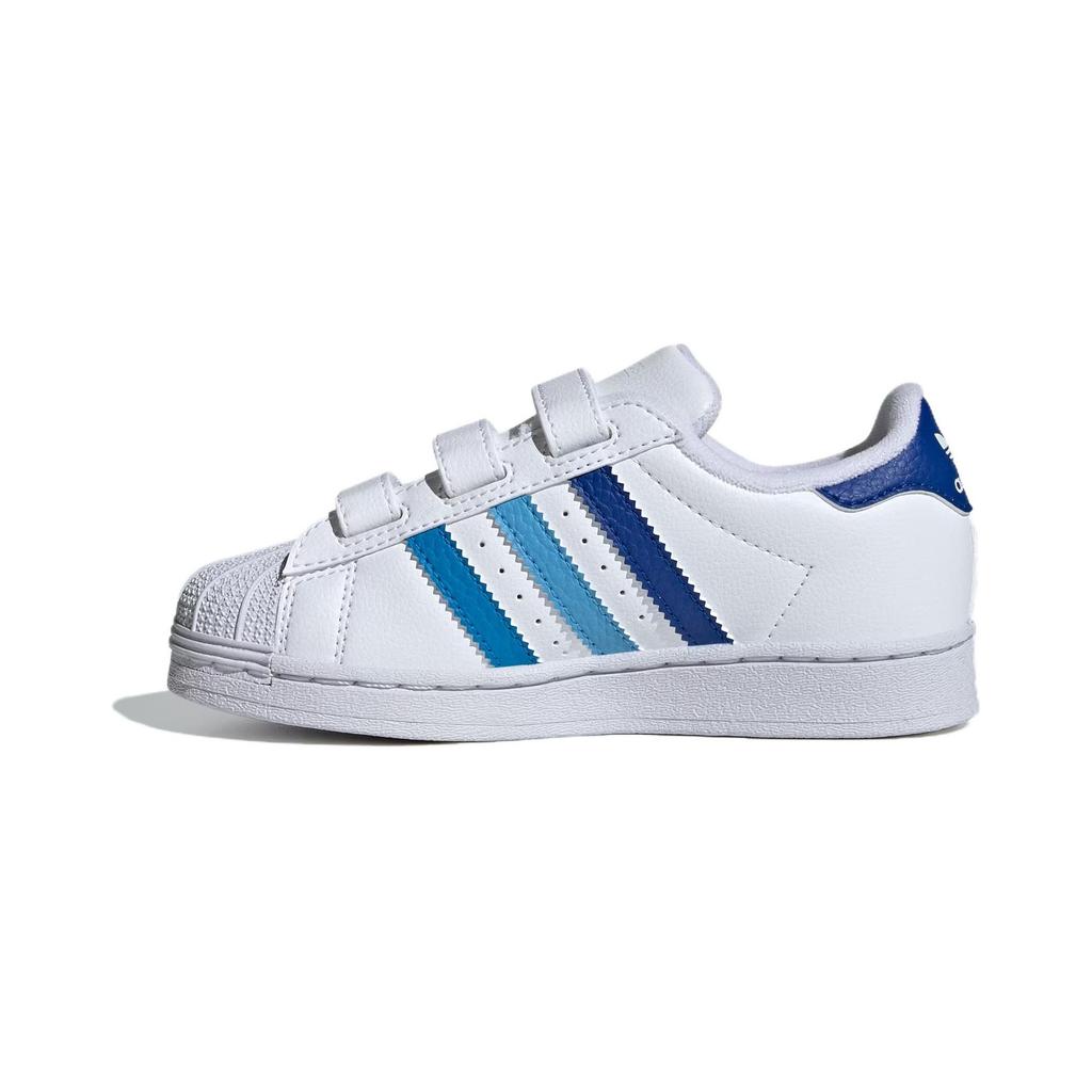 Adidas Superstar CF C White Royal Blue Burst Kids Sneakers Cloud-White Semi-Blue-Burst IF3577